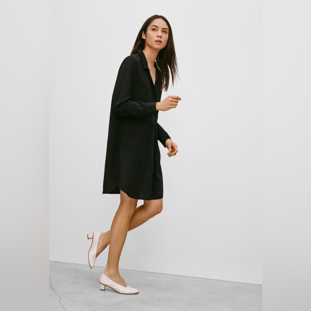 Aritzia Babaton Lee Black Collared Dress